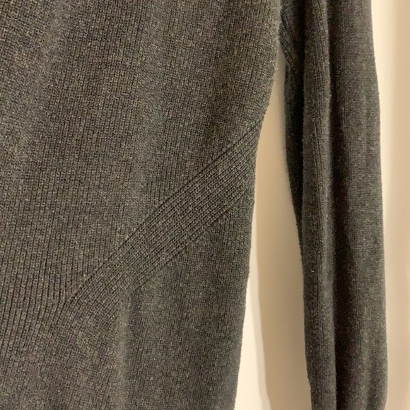 Grey/black sweater cardigan - Picture 3 of 4